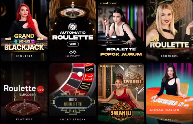 gambleton casino live games